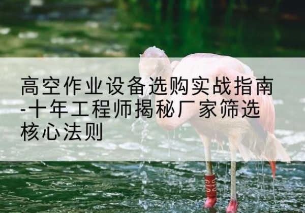 君山剪叉式升降机厂家-高空作业设备选购实战指南-十年工程师揭秘厂家筛选核心法则